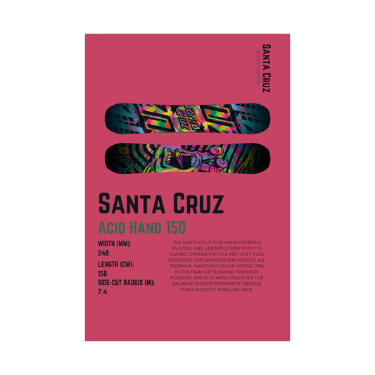 Santa Cruz Acid Hand - Poster