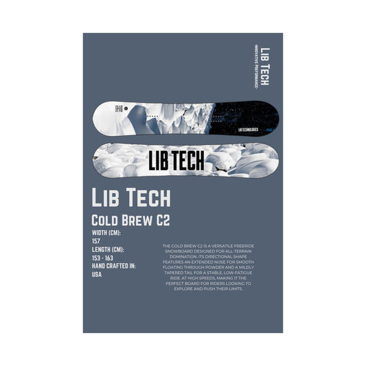 Lib Tech Cold Brew - Poster