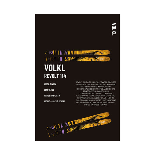 Volkl Revolt 114 - Poster