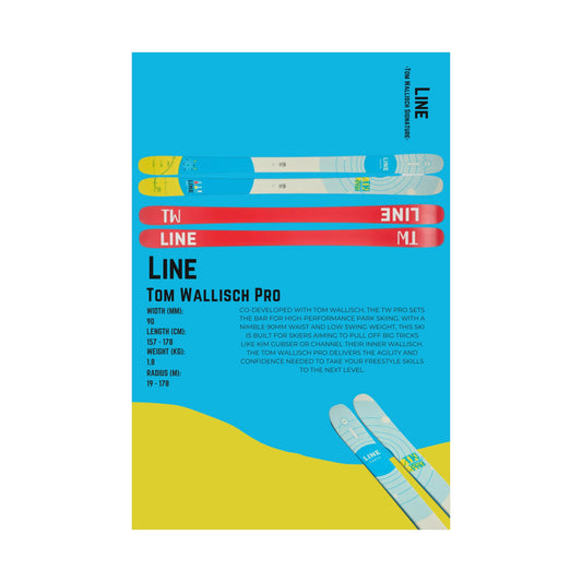 Line Tom Wallisch - Poster