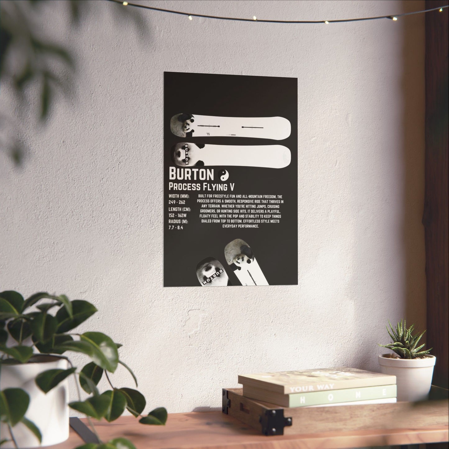 Burton Process Flying V  - Poster