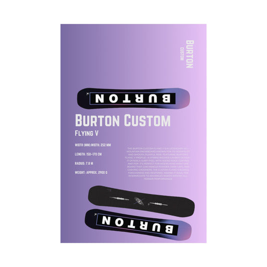 Burton Custom Flying V Poster