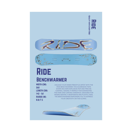 Ride Benchwarmer - Poster