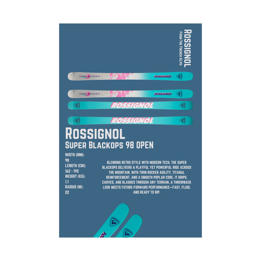Rossignol Super Blackops 98 - Poster