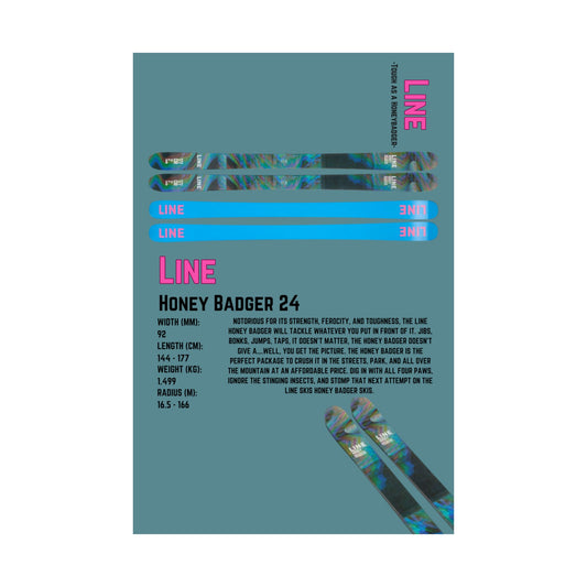 Line Honeybadger  - Poster