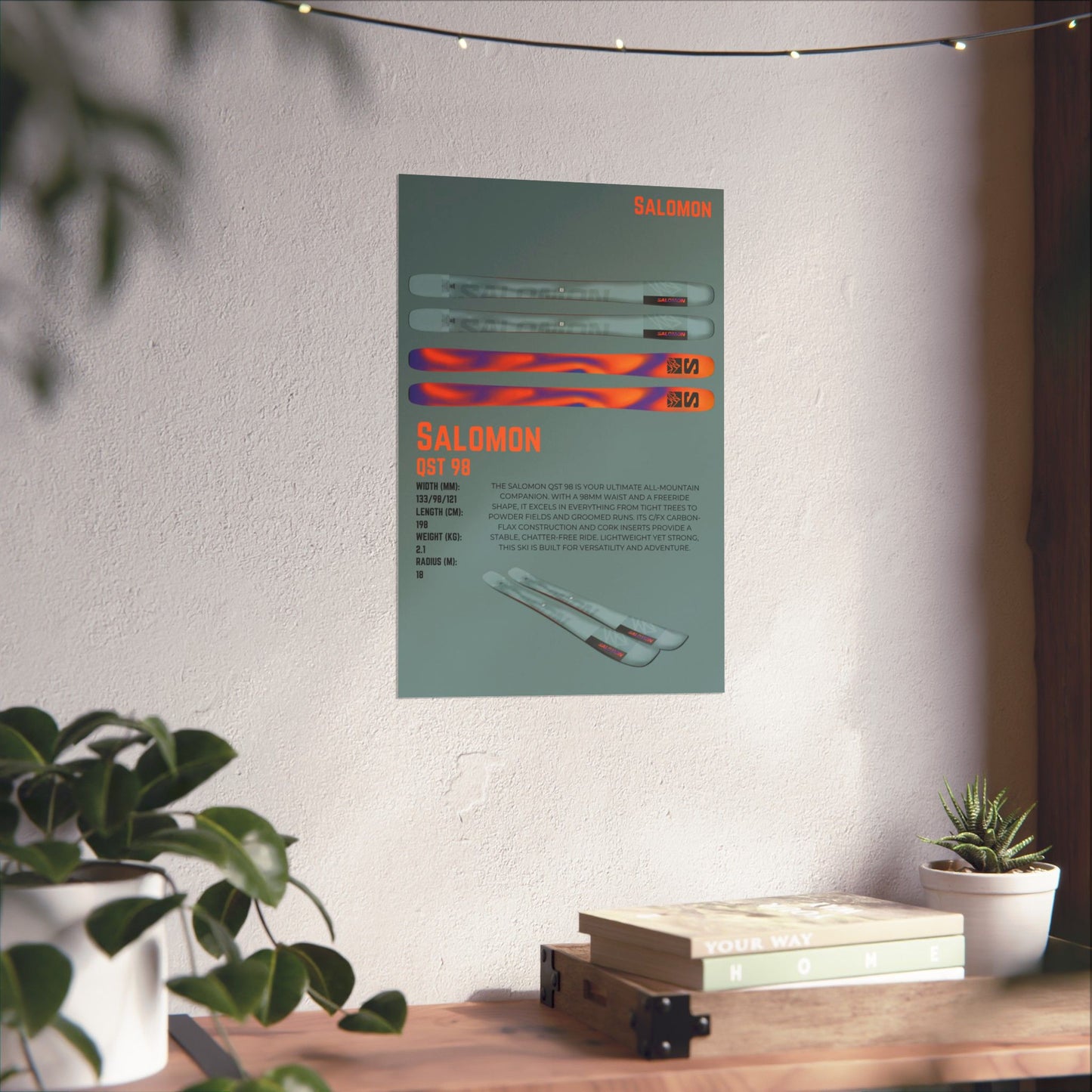 Salomon QST 98 - Poster