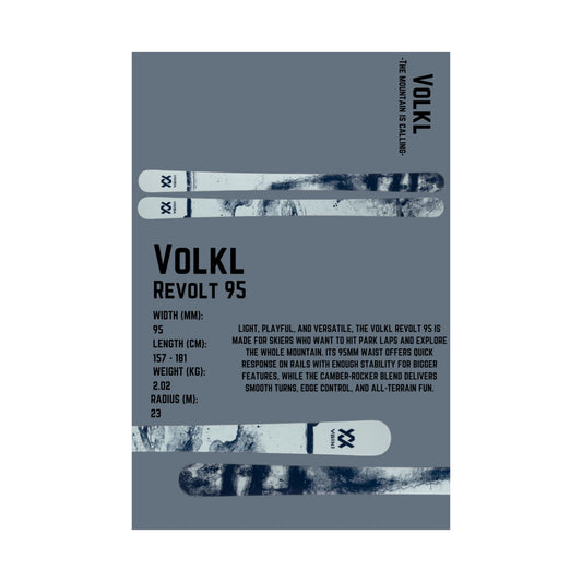 Volkl Revolt 95 - Poster