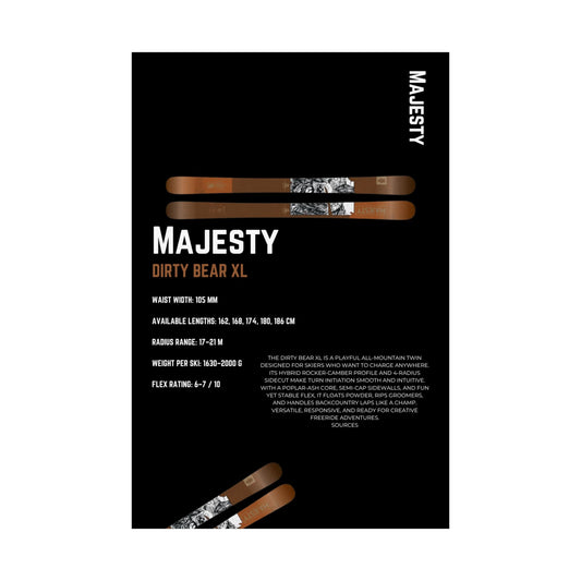 Majesty Dirty Bear Xl - Poster