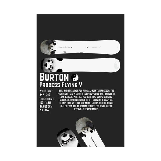Burton Process Flying V  - Poster