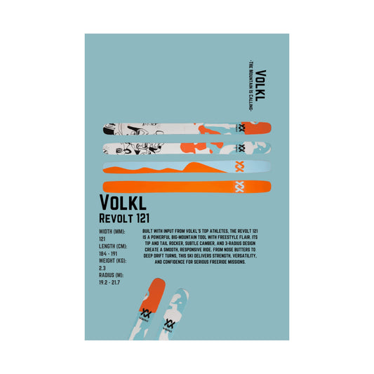 Volkl Revolt 121 - Poster