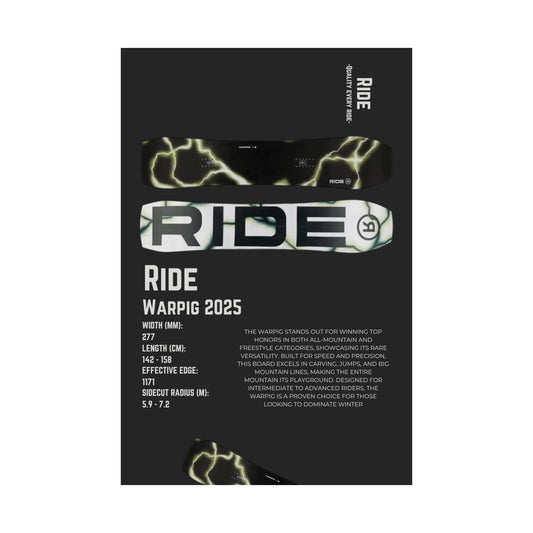 Ride WarPig - Poster