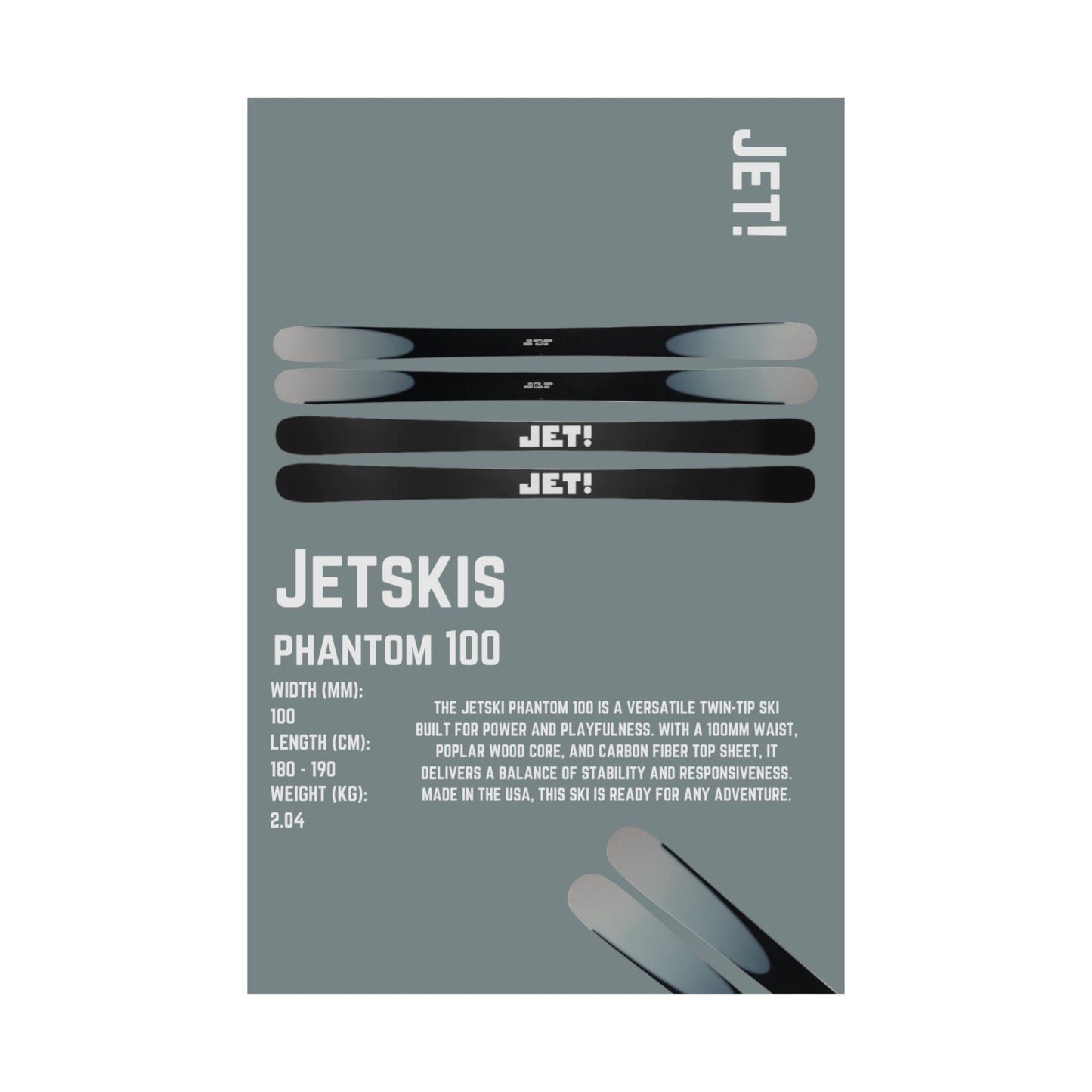 Jetskis Phantom 100 - Poster