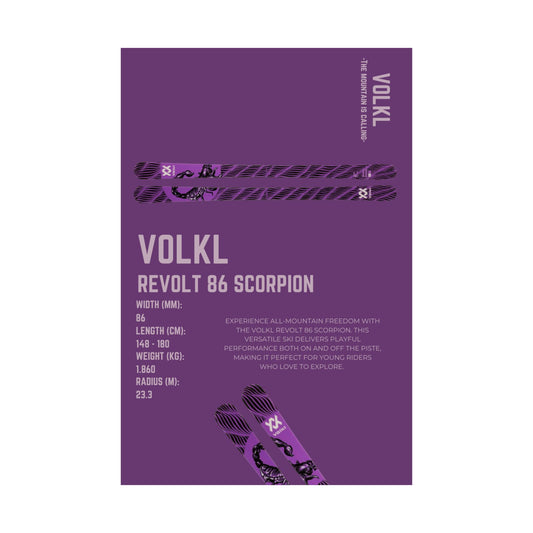 Volkl Revolt 86 Scorpion - Poster
