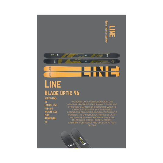 Line Blade Optic 96 - Poster
